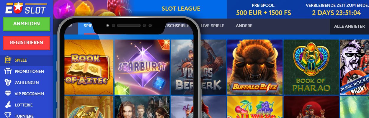 Auswahl an Casinos für iPhone